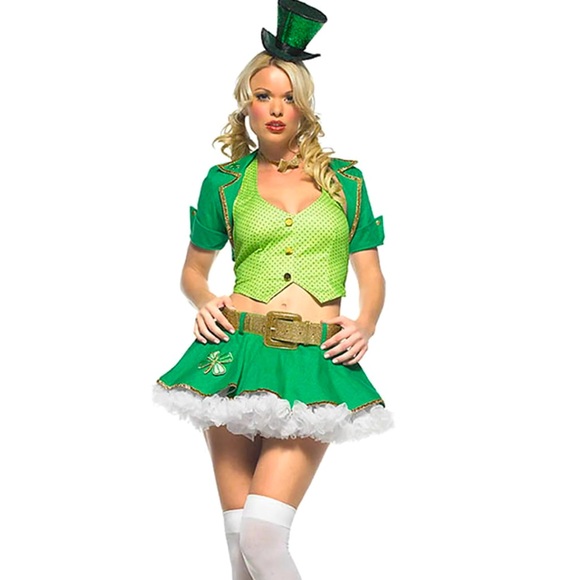 Leg Avenue 5PC Lucky Charm Costume Size M/L - Picture 1 of 7